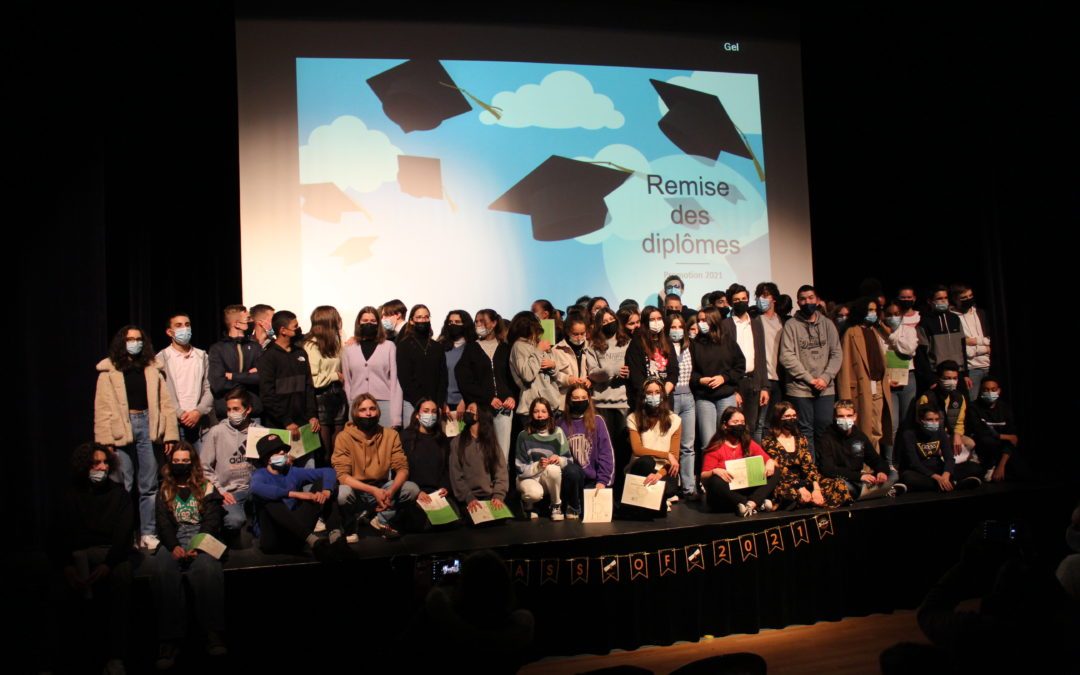 Cérémonie de remise du Diplôme National du Brevet